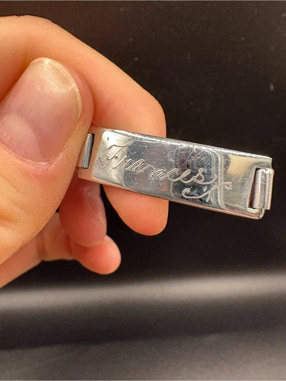 Vtg “Frances” Child’s ID Bracelet